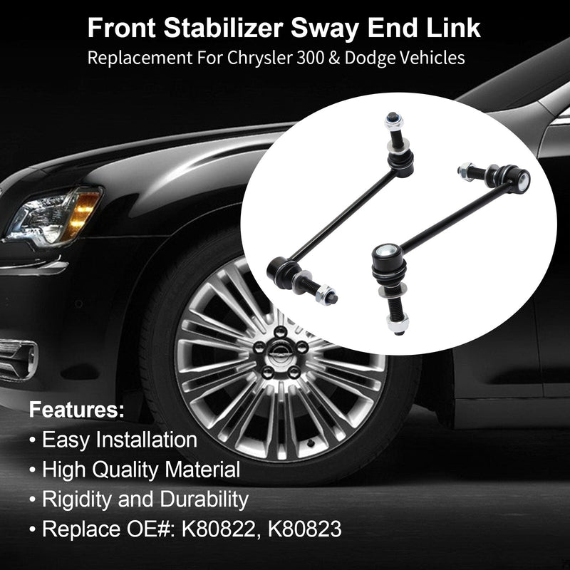 Front Sway Bar Links for 05-19 Chrysler 300 Dodge Charger Challenger RWD 2 Pack