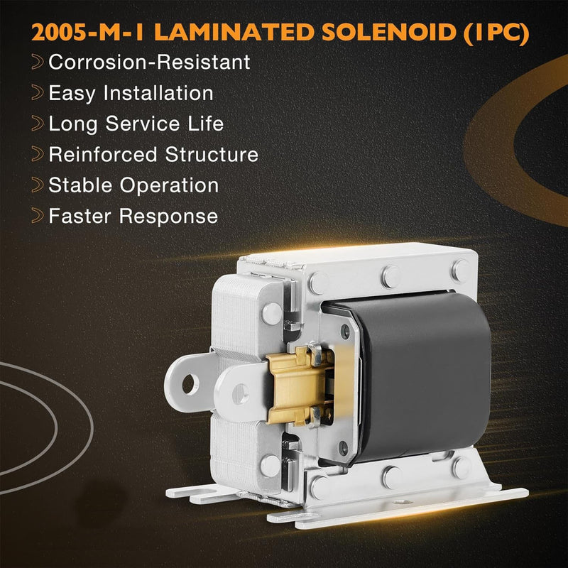 2005M1 Laminated Pull Solenoid Continuous Duty For All WoodMaster Wood Boilers