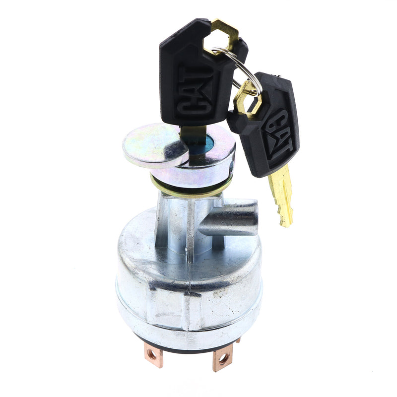 DURAFORCE 6 Terminal Ignition Switch W/ 2 key Fits Caterpillar Cat 3046 3066