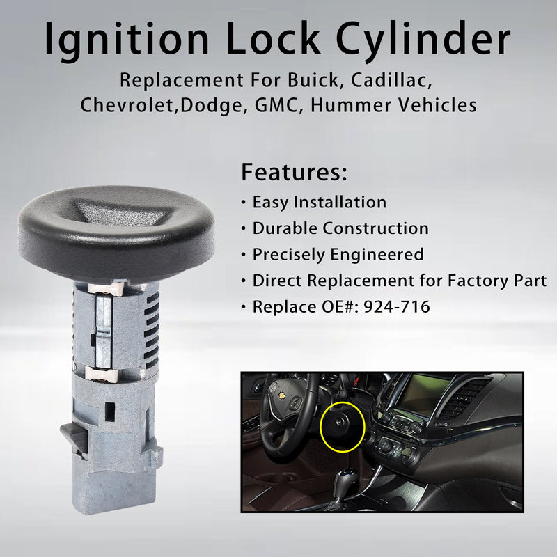 Ignition Switch Lock Cylinder Tumbler Repair Kit For Chevy GMC Cadillac 05 14