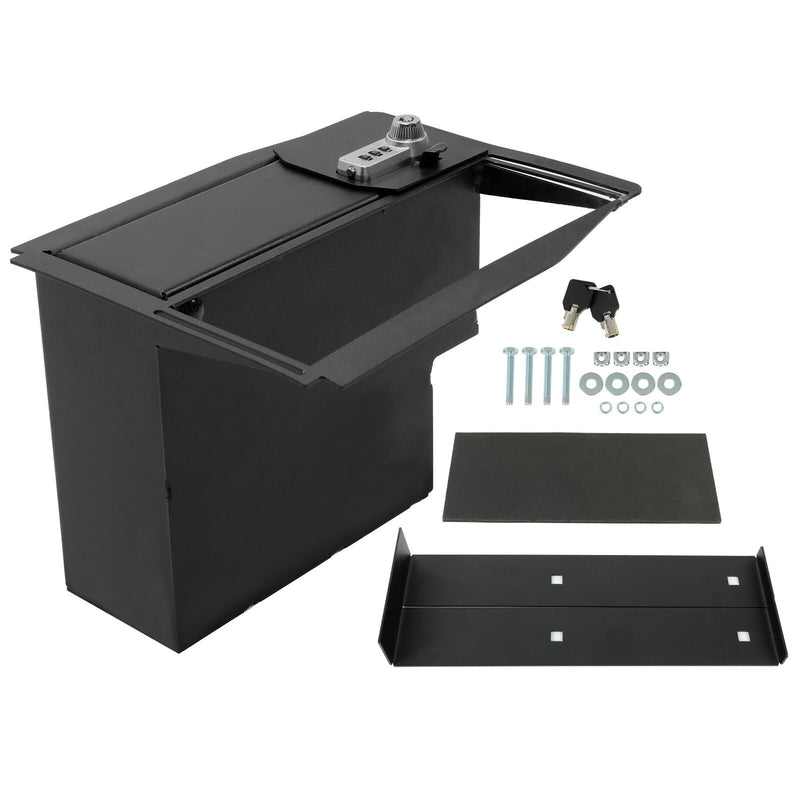Floor Center Console Lock Safe Storage for 15 20 F150 Raptors 17 22 F250 F350