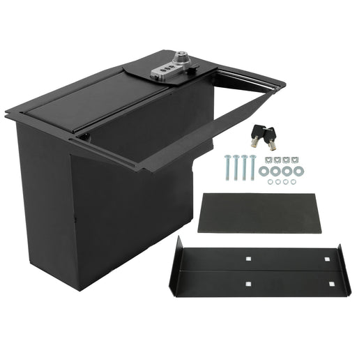 DURAFORCE Floor Center Console Lock Safe Storage for 15 20 F150 Raptors 17 22 F250 F350