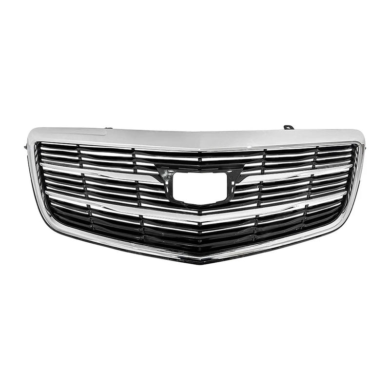 DURAFORCE Front Grille Upper Bumper Grill for Cadillac ATS 2015 2016-2019 Chrome 15-19