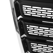 DURAFORCE Front Bumper Grille Black w/Chrome Trim For 2010-2015 GMC Terrain SLT GM1200630