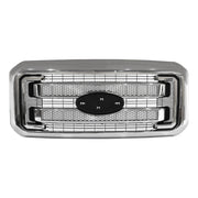 DURAFORCE Chrome Front Bumper Grille For Ford F250 F350 F450 F550 2011-2016 Platinum Style