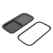 DURAFORCE 12" x 24" Vertical Slide RV Window w/Trim Ring & Screen For RV Cargo Trailer