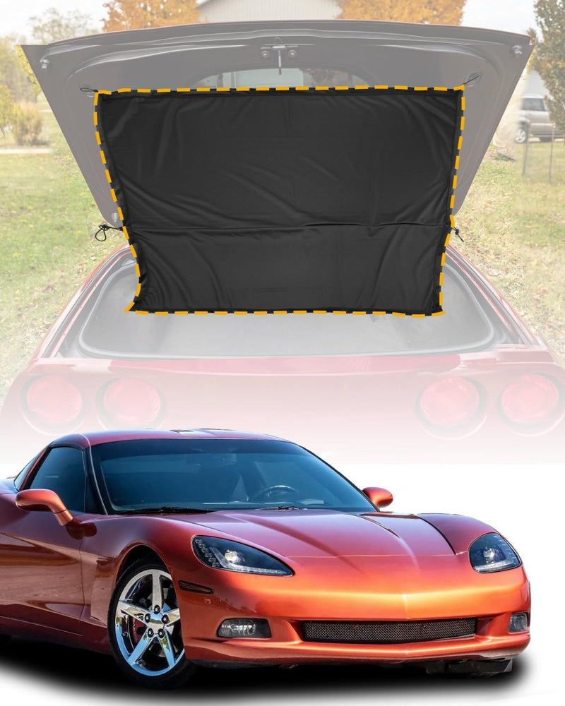 Folding Flannel Rear Cargo Window Sun Shade for Chevrolet Corvette C6 2005 2013