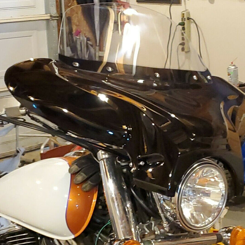 Front Batwing Fairing Windshield for Harley Yamaha Honda Motorcycle ABS