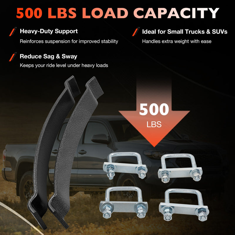 EZ550 Heavy Duty Helper Spring Kit For Ford GMC Pickup Trucks SUV And Trailers