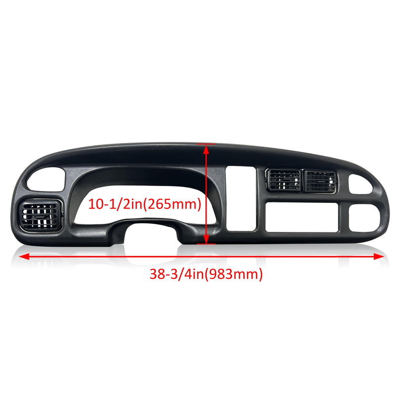 Dash Instrument Panel Pad Replacement Vent for 1998-2002 Dodge Ram 1500 2500 3500