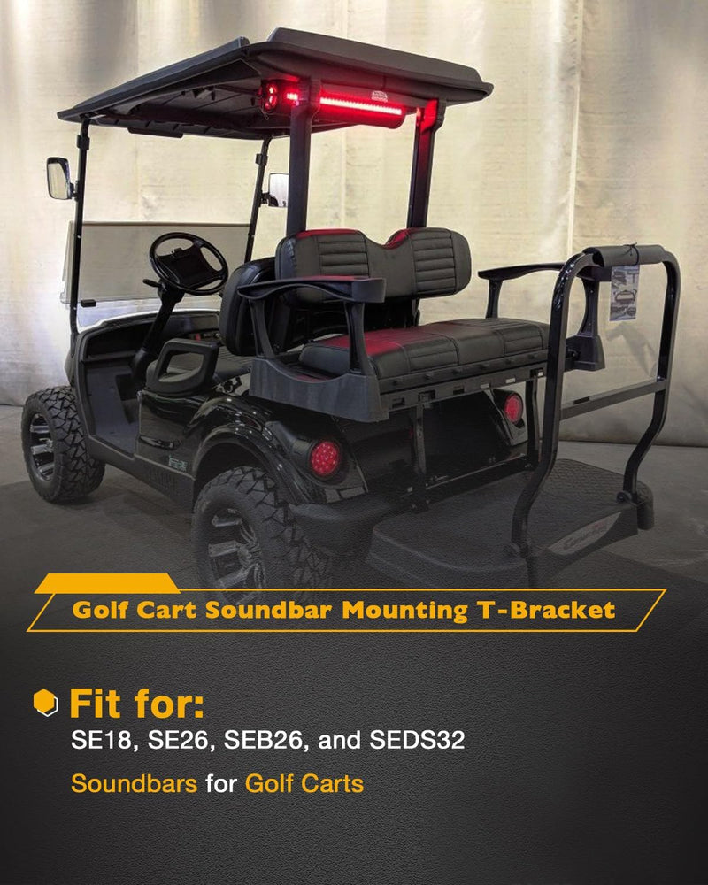 Sound Bar Mounting T Bracket SE18 SE26 SEB26 SEDS32 Soundbars Golf Cart