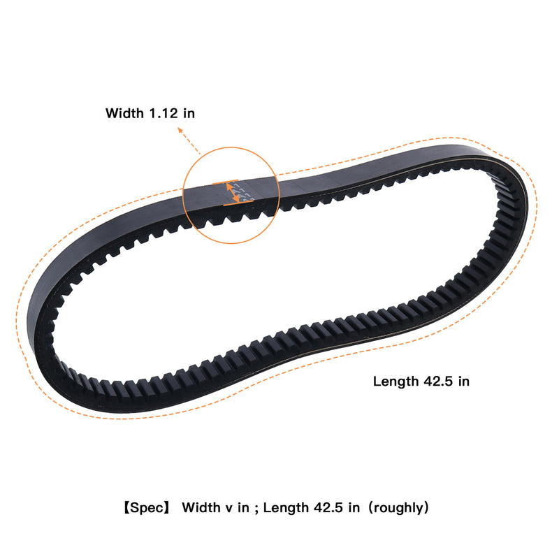 DURAFORCE Clutch Drive Belt 72054-G01 72024-G01 72025-G01 for EZGO Gas Golf Cart 1994-2009