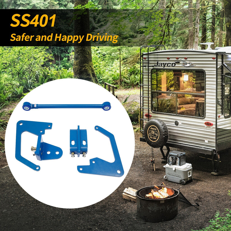 SS401 Rear Track Bar Adjustable Trac Bar for Ford F53 V8 V10 Kodiak C4500 C5500