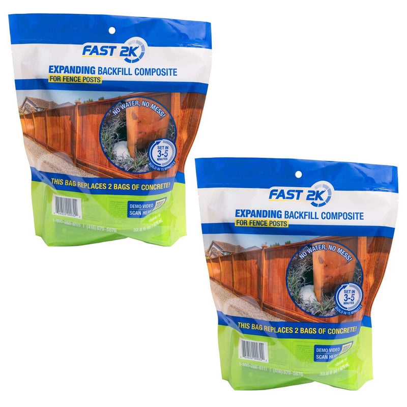 Fast 2K Fence Post Mix Concrete Alternative for Fence and Mail Post Installs 2