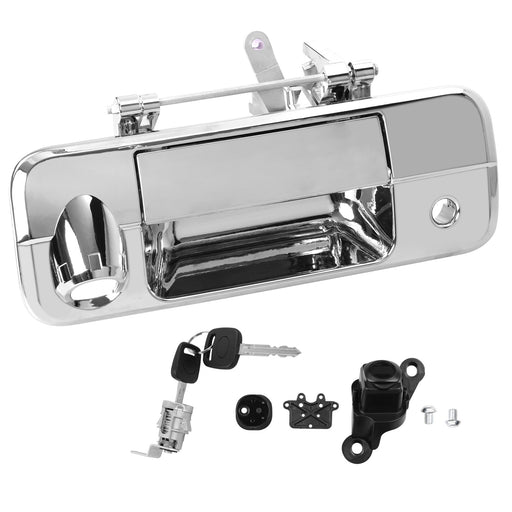 DURAFORCE Tailgate Handle Latch With Lock Camera Accessories Kit For Toyota 2007 13 Tundra