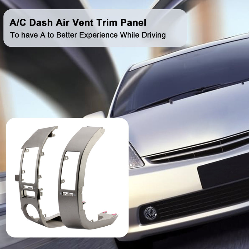 5567047060 5568047020 Center A C Dash Air Vent Trim Panel For Toyota Prius 04 09
