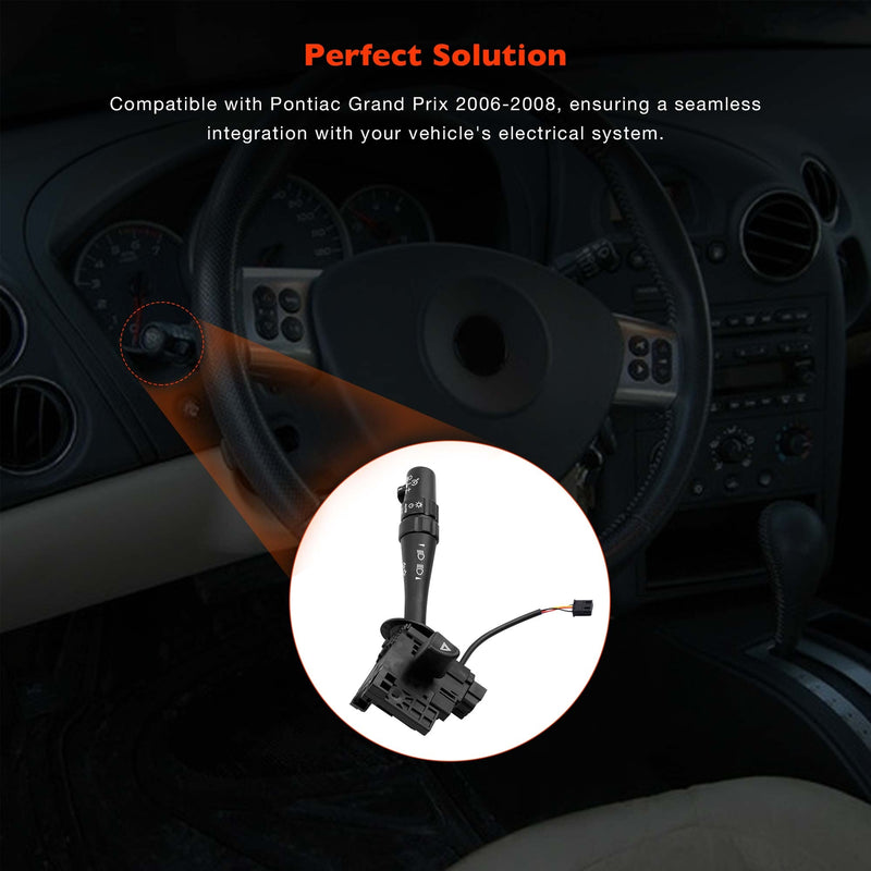 Headlight Turn Signal Multifunction Control Switch for 06-08 Pontiac Grand Prix
