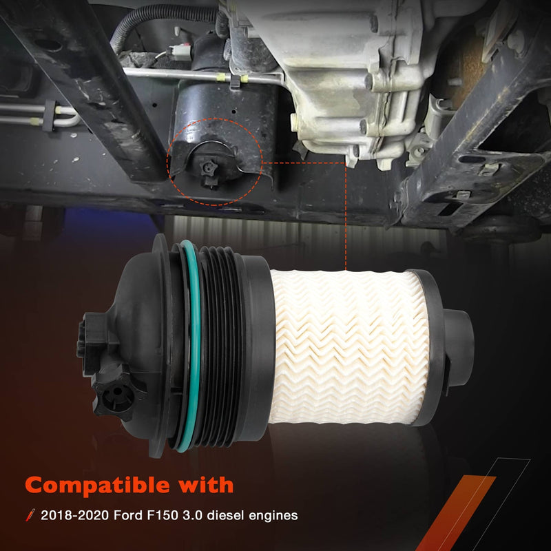 FD4627 Diesel Fuel Oil Filter Kit for Ford F150 3.0L Engines 2018 2021 FL2081