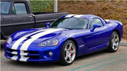 DURAFORCE 10 Inch Vinyl Rally Stripes Racing Stripe Bonus Kit SRT 10 GTS for Dodge Viper