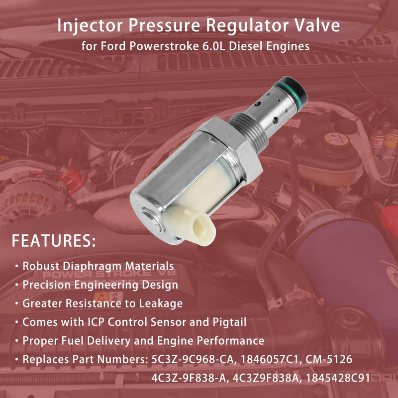 6.0 IPR Valve ICP Control Sensor Pigtail for 2003 2010 F250 F350 F450 F550