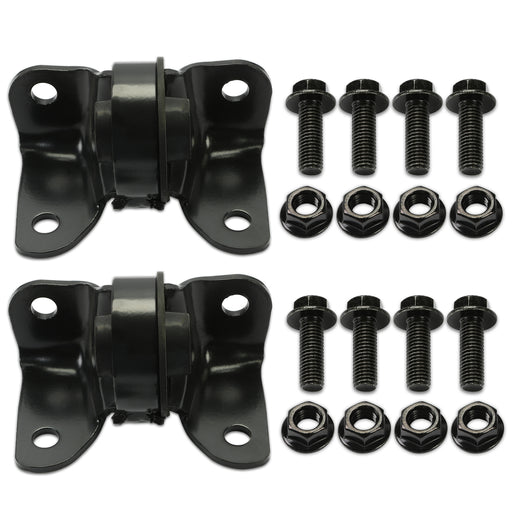 DURAFORCE Front Torsion Bar Crossmember Mount Steel 2PCS for 99-07 Chevy Silverado GMC