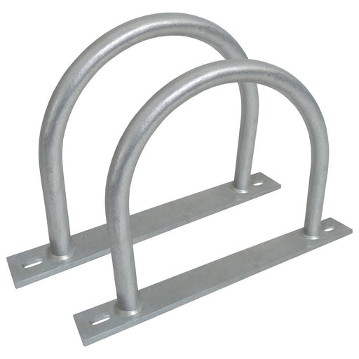 DURAFORCE Dock Piling Hoop on Plate 10 Inch Hoop Pile Holder 2 Plate 3 8 Thick 2