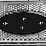 DURAFORCE Chrome Front Bumper Grille For Ford F250 F350 F450 F550 2011-2016 Platinum Style