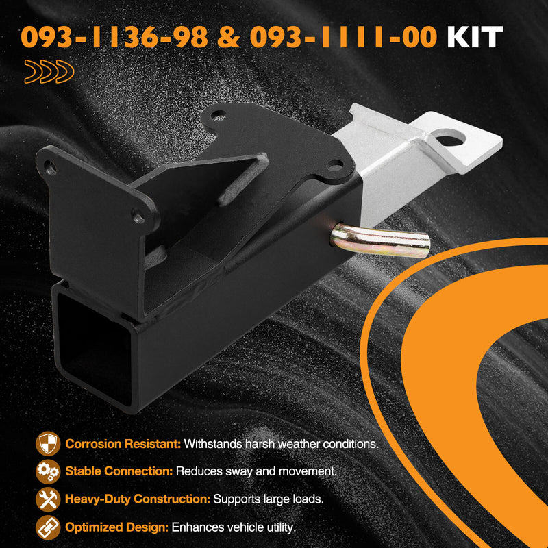 093113623 093113698 2 Trailer Hitch Receivers Kit for Bad Boy and Maverick