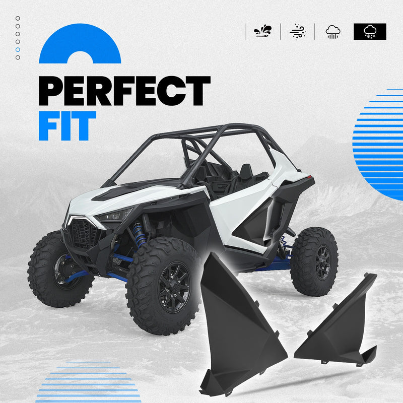 For 22-24 Polaris RZR Pro Textured Door Insert Panel Replacement Kit Lower Door