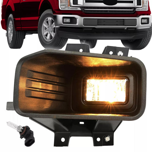DURAFORCE For 2018 2020 Ford F150 F 150 Halogen Fog Light Lamp With Bulb Driver Side