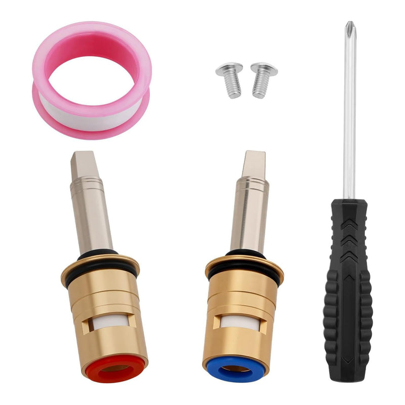 377XKRHJKABNF 1 4 Turn Hot and Cold Ceramic Faucet Cartridge Kit 377XKLHJKABNF