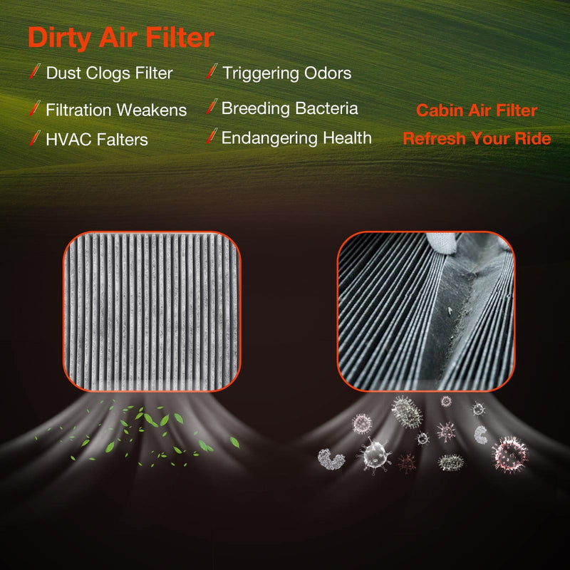 17801F4010 Engine Cabin Air Filter for Toyota Tundra Sequoia 2022 2025 3.4L V6