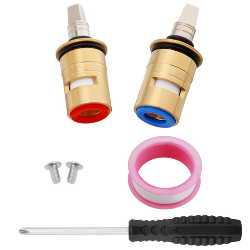 DURAFORCE 1099XKJKABNF 1100XKJKABNF Ceramic 1/4 Turn Cold and Hot Valve Cartridge Kit