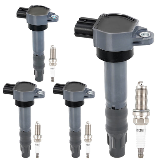 DURAFORCE UF532 Ignition Coil Iridium Spark Plug for Mitsubishi Galant Lancer 4 Pack