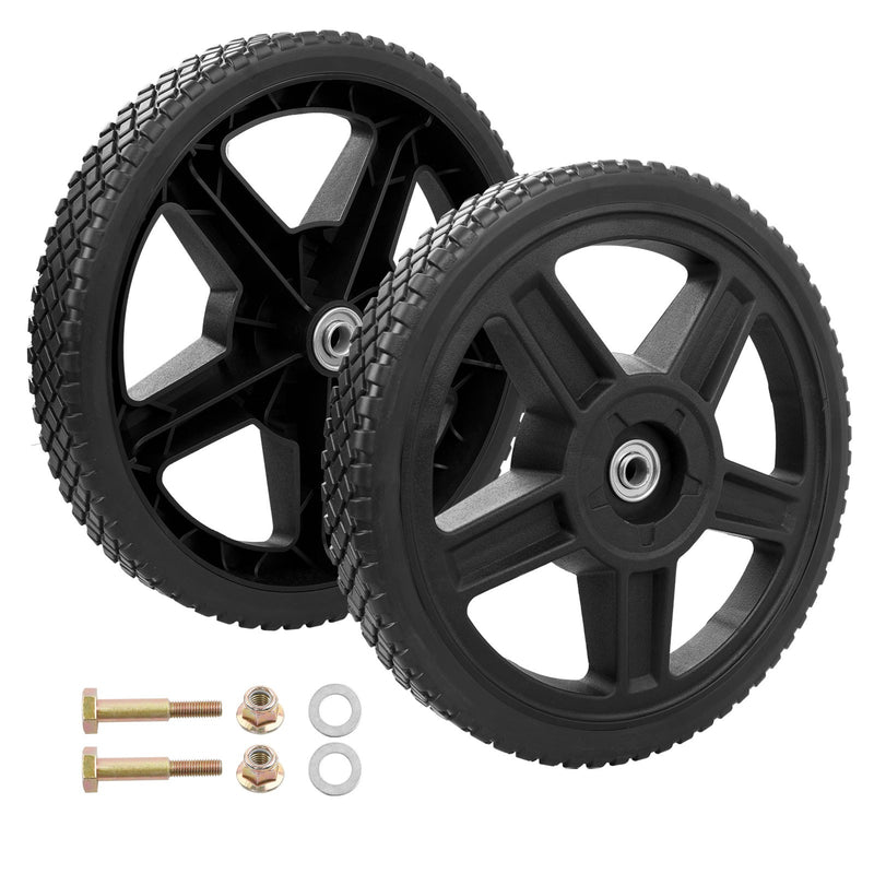 12 Inch Lawn Mower Wheel for Craftsman Generator Garden Tiller 2 Pack