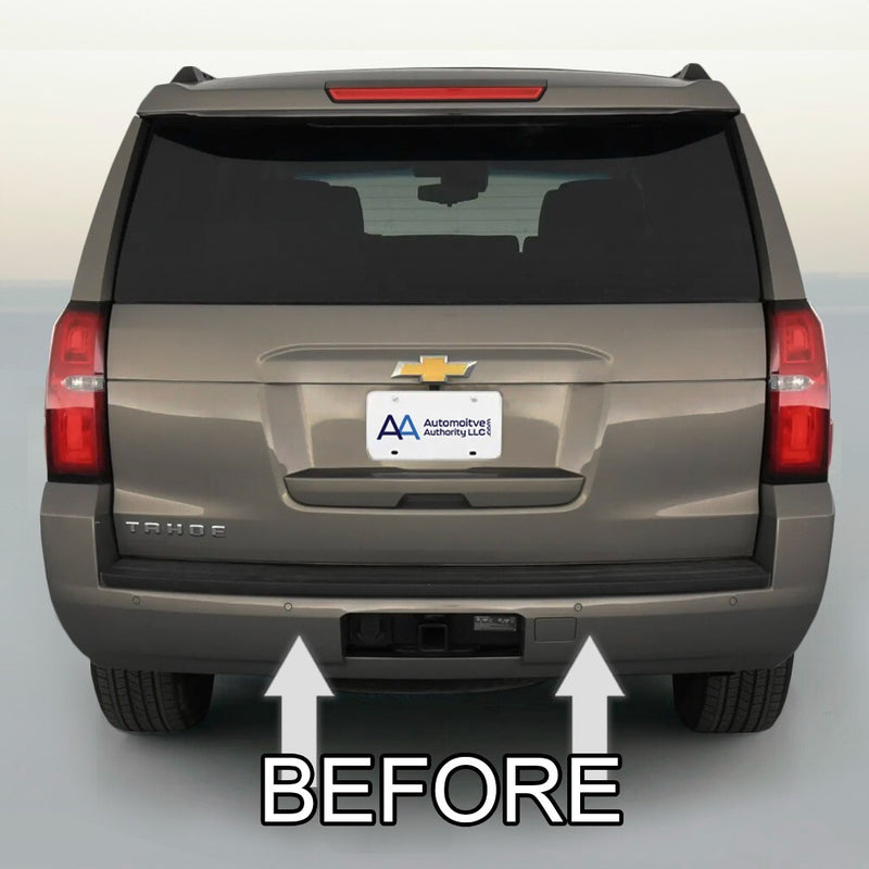 Chrome Rear Bumper Trunk Trim Molding for 2015 2020 Chevy Tahoe Suburban