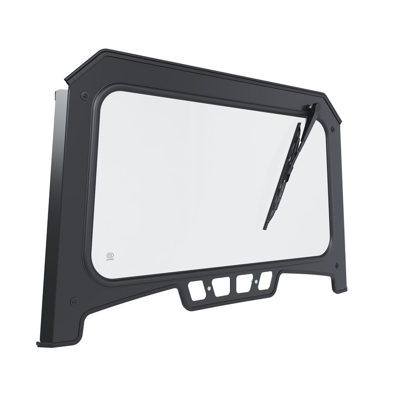 Glass Front Full Windshield for 2019-2023 Polaris RZR XP XP4 1000 Black