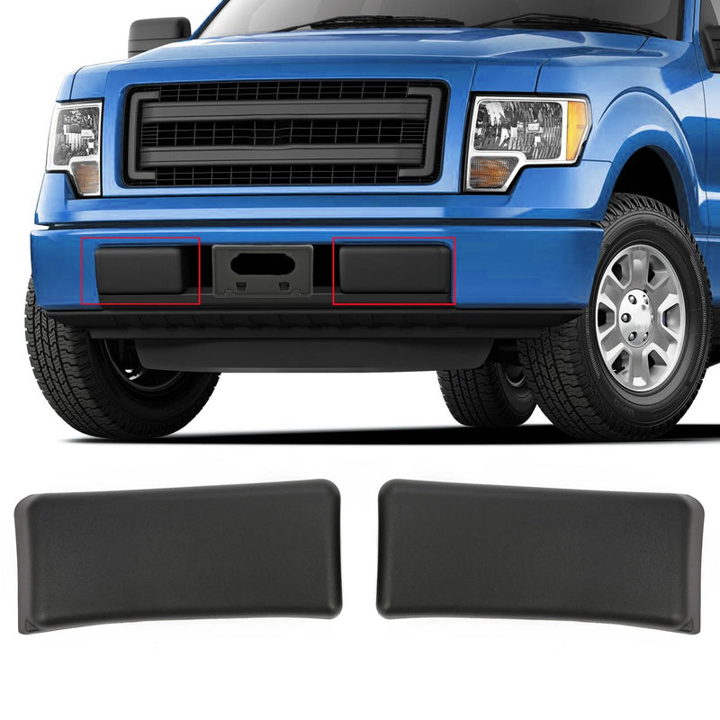 Front Bumper Guards Pads End Caps Cover Trim for Ford F150 2009 2014 LH RH 2 Pcs