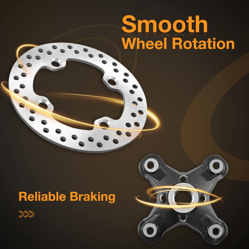 Wheel Hub Brake Rotor With Studs For Can Am Outlander 450 500 570 650 800 850 1000