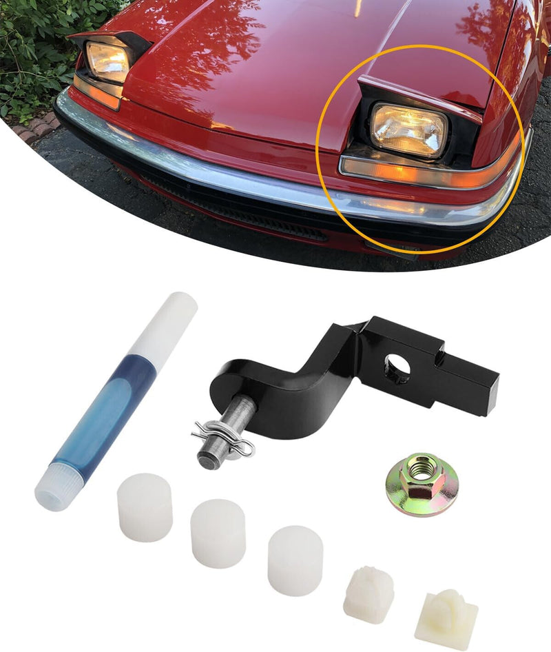 Headlight Motor Crank Assembly Repair Kit Headlamp for Buick Reatta 1988 1991