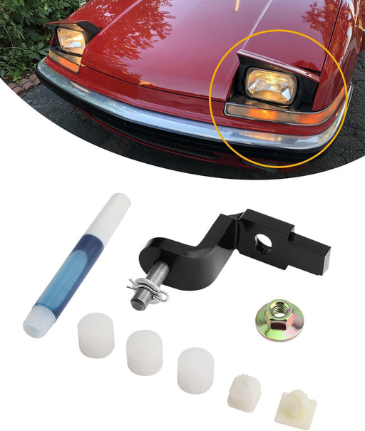 DURAFORCE Headlight Motor Crank Assembly Repair Kit Headlamp for Buick Reatta 1988 1991