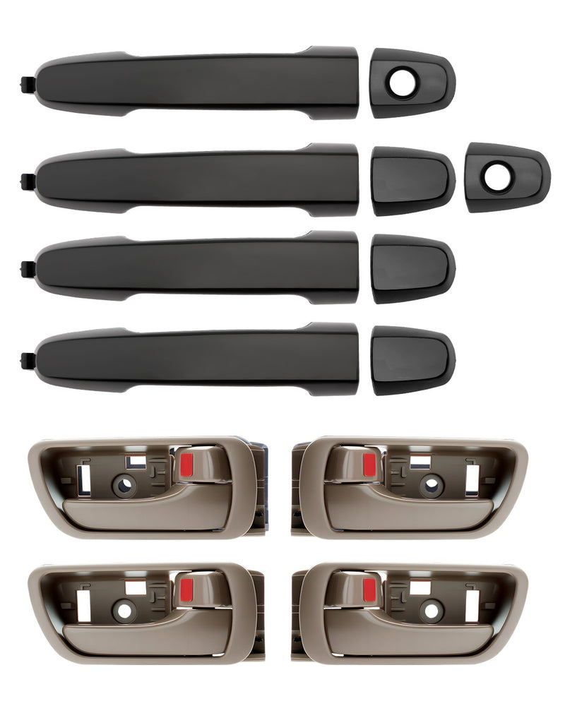 69211AA020C0 83913 Interior Exterior Door Handle for Toyota Camry 02 06 8 Piece