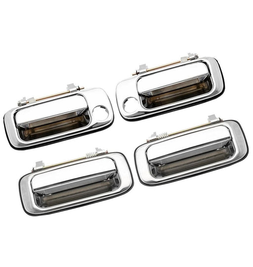 DURAFORCE Exterior Chrome Door Handle Front Rear Left Right for 90-98 Toyota Land Cruiser