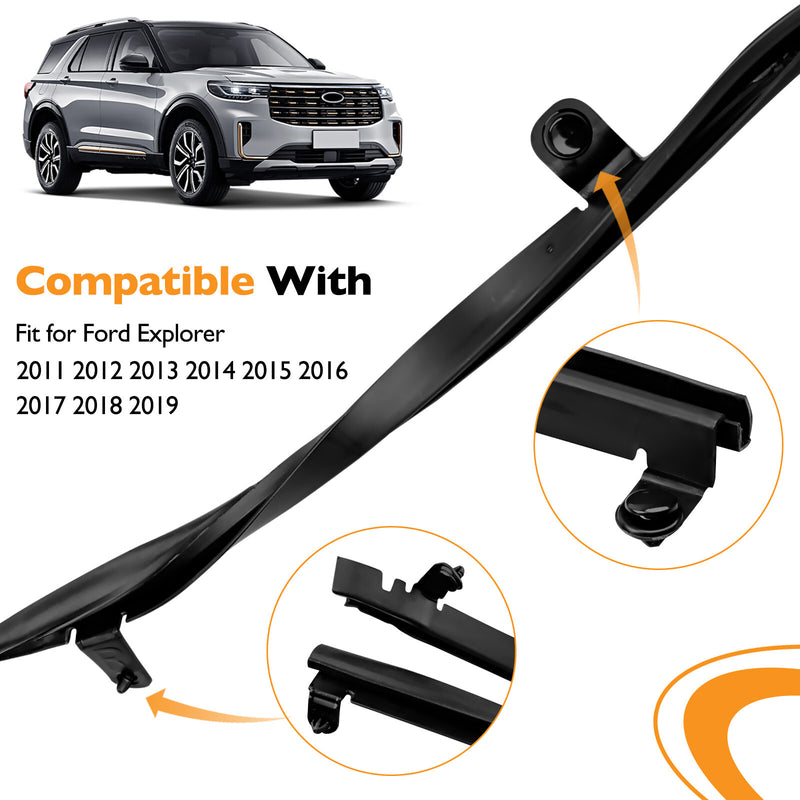 BB5Z7825325B Front Left Door Edge Weather Strip Seal for 2011 2019 Ford Explorer