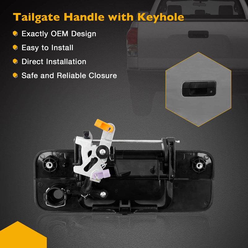 690900C040 Metal Tailgate Handle Liftgate Latch For Toyota Tundra 2007 2013