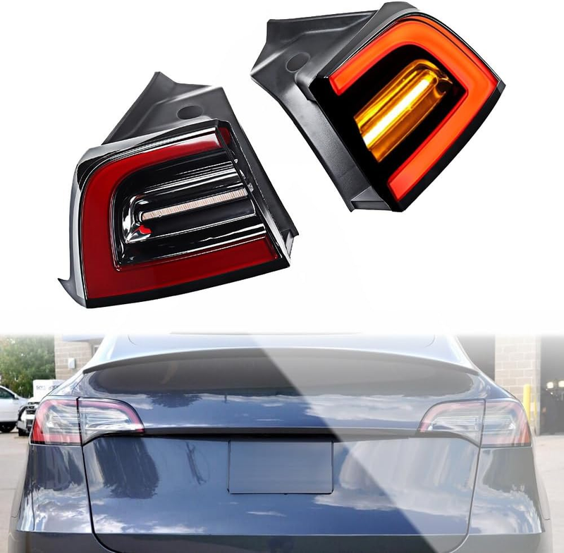 LED Outer Tail Light Rear Left & Right For Tesla Model 3 Y 2017 2024 3 Pin