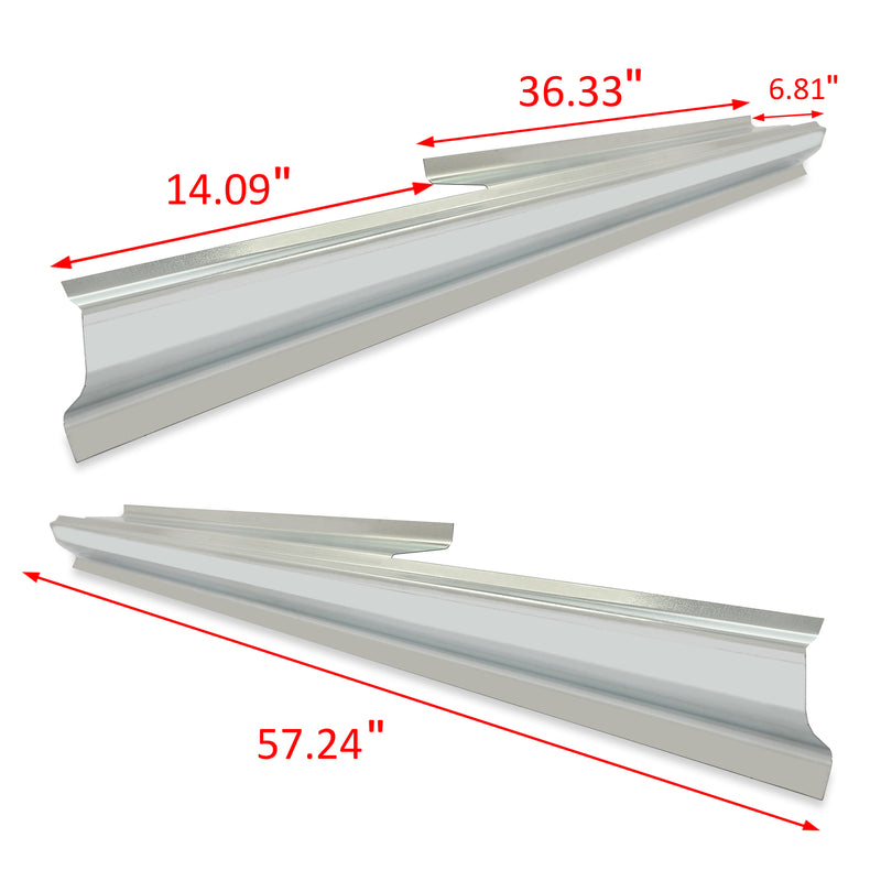 Slip-On Rocker Panel Set for 1994-2002 Dodge Ram Truck Regular Club Cab Pair