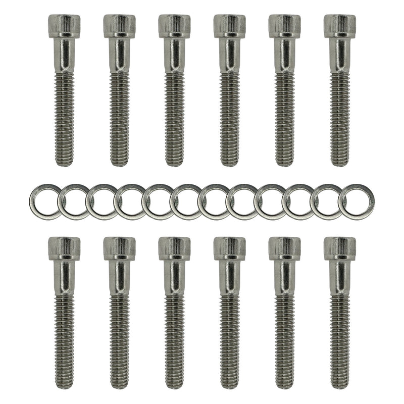 SBF Stainless Steel Intake Manifold Bolt Kit for Ford Small Block 289 302 5.0L