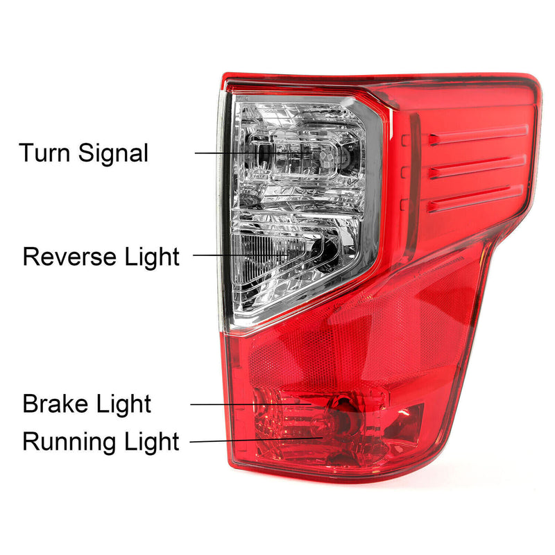 Right Passenger Side Rear Tail Light Assembly Lamp for Nissan Titan XD 2016-2023