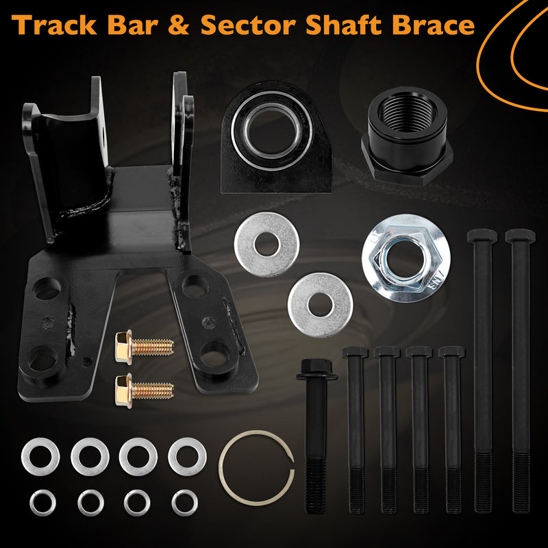 8869 01 Front Track Bar Sector Shaft Brace For Jeep Gladiator JT Wranglers 18 23